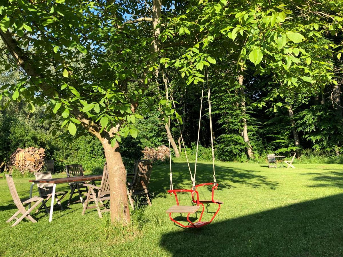 Ferienwohnung Am Waldrand Mit Sauna Biendorf Esterno foto