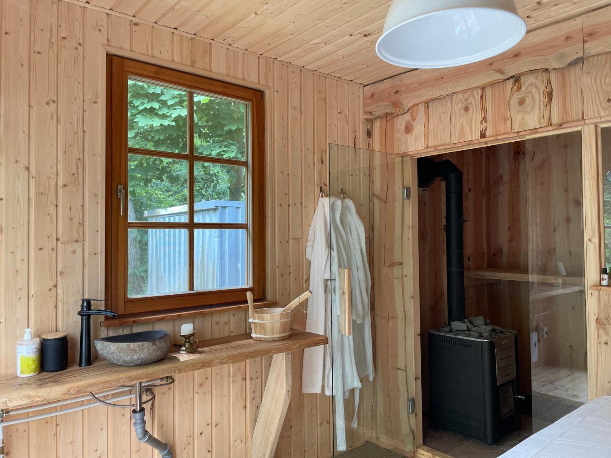 Ferienwohnung Am Waldrand Mit Sauna Biendorf Esterno foto