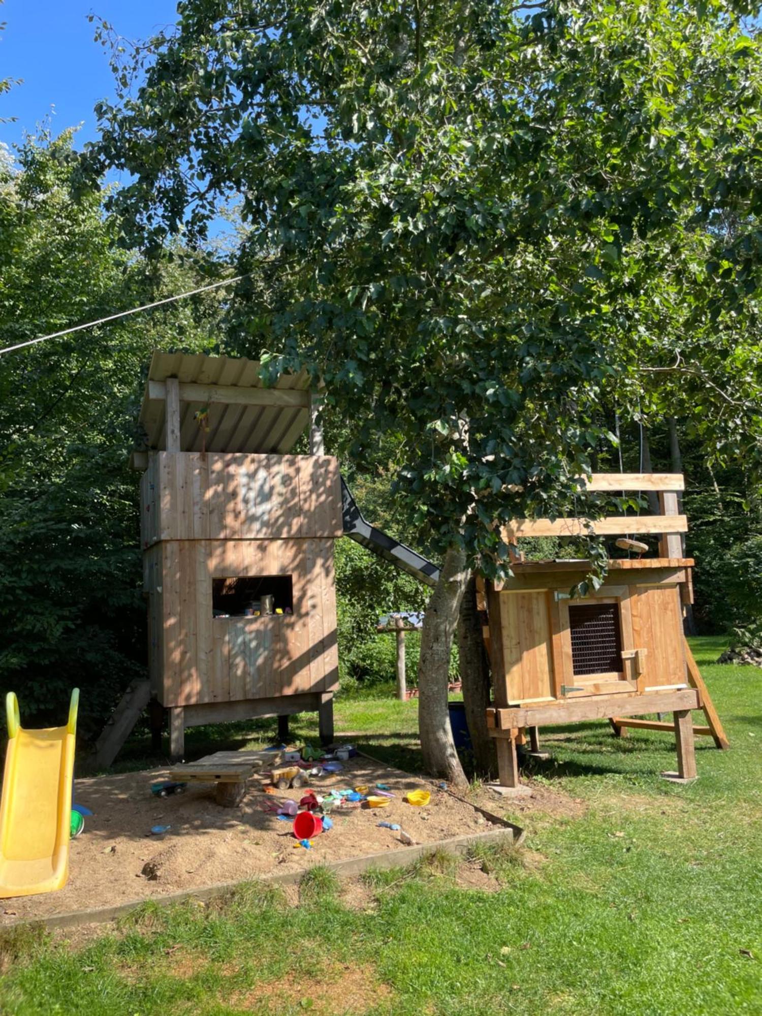 Ferienwohnung Am Waldrand Mit Sauna Biendorf Esterno foto